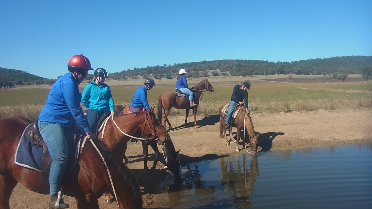 Join the Club: Cowra and District Trail Horse Riders club get together on the last Sunday of each month to enjoy a relaxing day out.