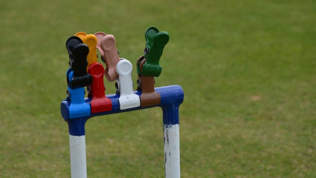 Enjoyable matches as tactics the name of game in local croquet