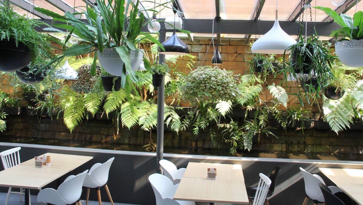 Metro Aspire’s restaurant … it needn’t cost a fortune to beautify a space. 