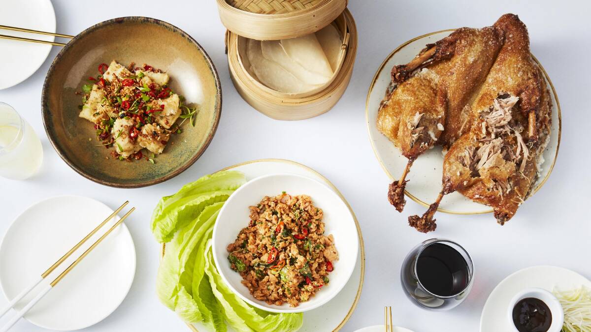 Holy Duck’s signature crispy duck … a sublime hands-on experience.
