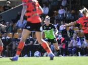 Canberra United players are paid to play, but not as much as A-League Men's counterparts. Picture: Dion Georgopoulos