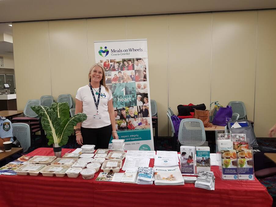 Presence: CGMOW has huge exposure within the local community. Service manager Denise Makin oversees a display at a local event. 