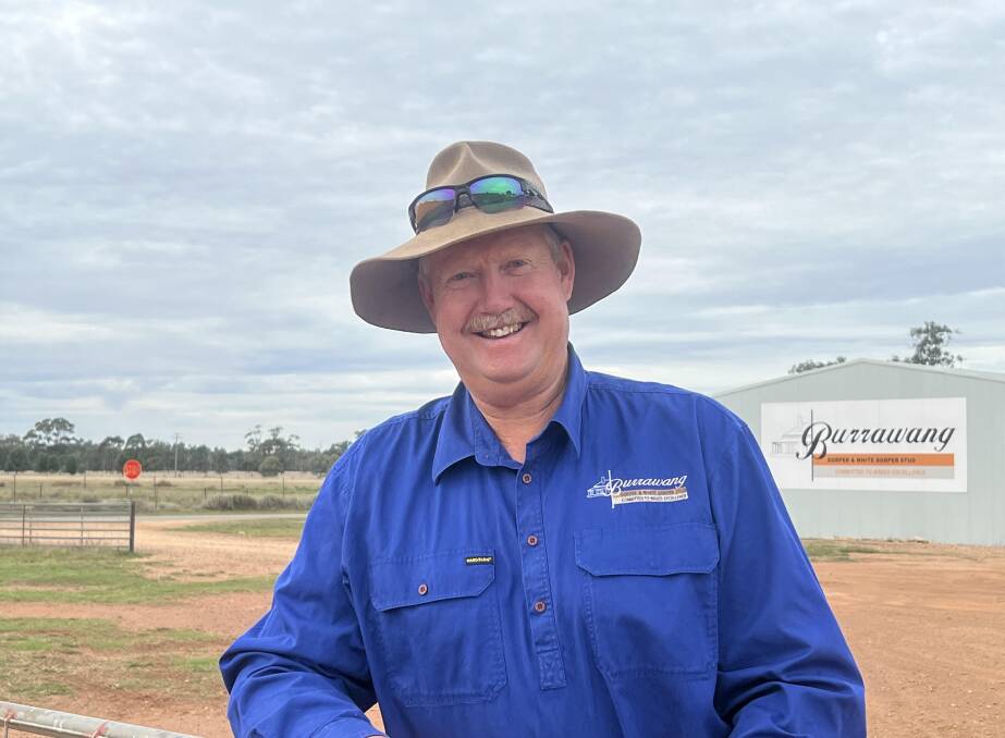 SHARING HIS SKILLS: Wicus Cronje has brought his expertise in the Dorper breed to Australia, helping producers improve breeding decisions. 