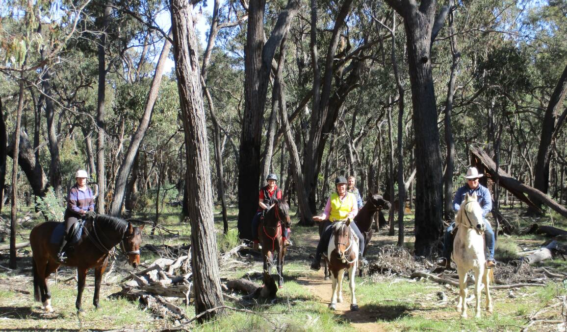 The Cowra Trail Riders got together for two rides in July and August respectively. Photo: Supplied