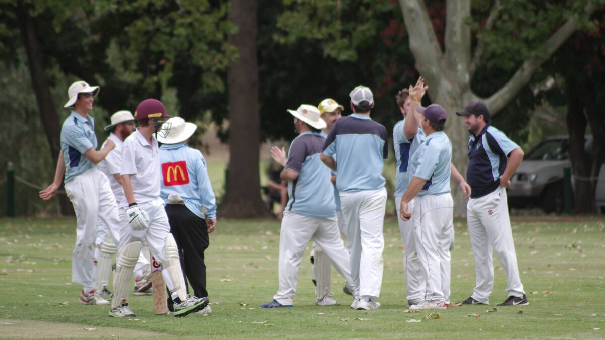 Grenfell were far too good for the Cowra Valleys on the weekend as they cruised a nine wicket victory, chasing down 72 in slightly less than 13 overs. Photo: Robin Dale