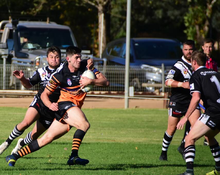 The Cowra Magpies were dominant at home earlier in the year against the Lithgow Workies, winning 40-0. Photo: Ben Rodin