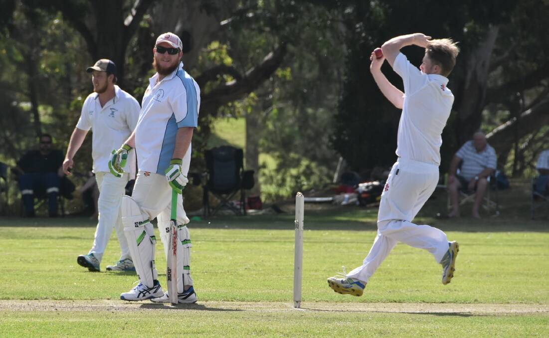 Morongla took the points against the Bowling Club, previously undefeated, over the weekend, eventually bowling them out with the second last ball of the day. Photo: Ben Rodin