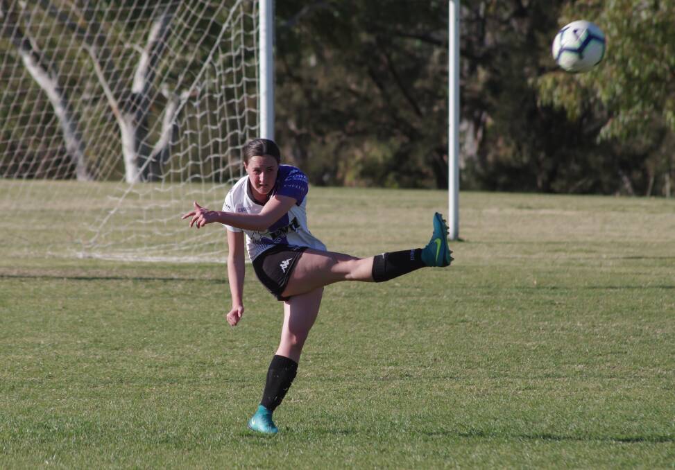 The Cowra Eagles women's team finished off a tough year with a draw on the weekend against the Millthorpe Tigers, who needed the win to leapfrog the Mudgee Wolves into the top four. Photo: Robin Dale
