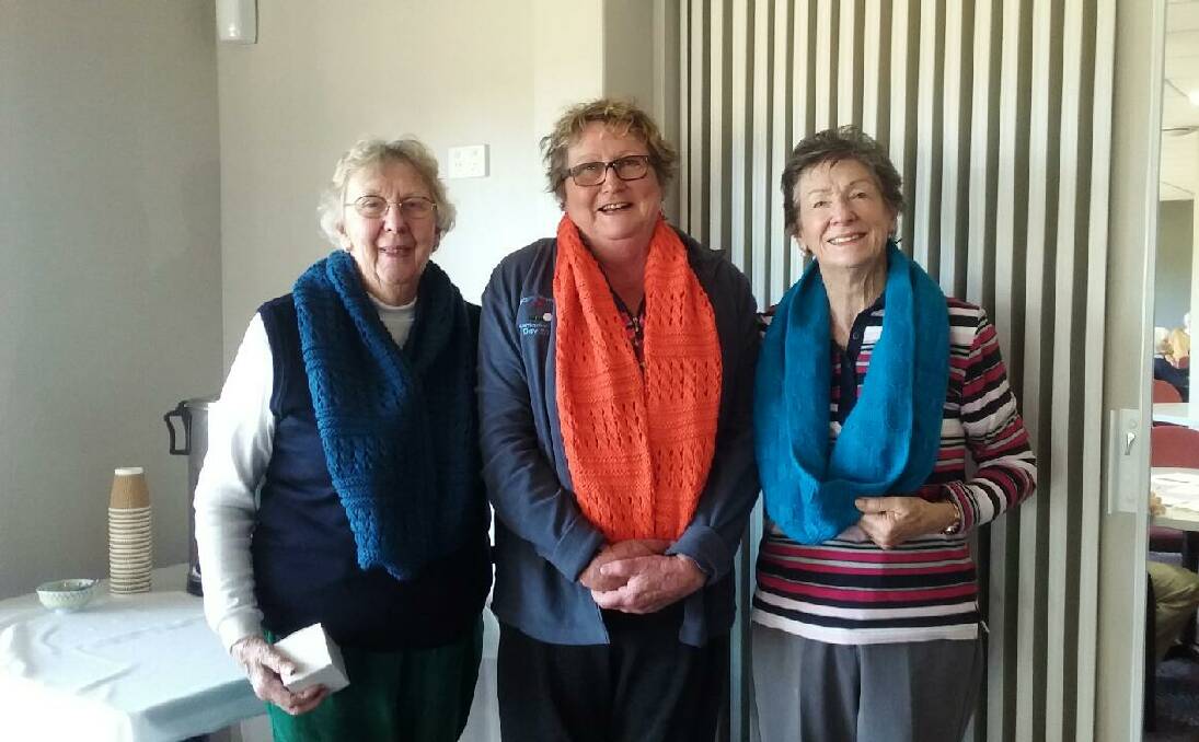 Tuesday's winners in the 18 Hole Stableford were Jenny Armstrong (Third), Trish Moekerkan (Second) and Helen Johnston (First). Photo supplied by Cowra Ladies' Golf.
