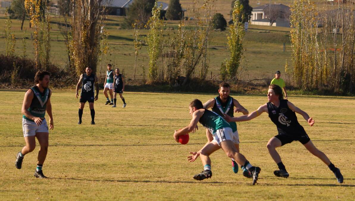 Paddy Ryan (right) has been named Vice President at the Cowra Blues. Photo: Megan MacKenzie