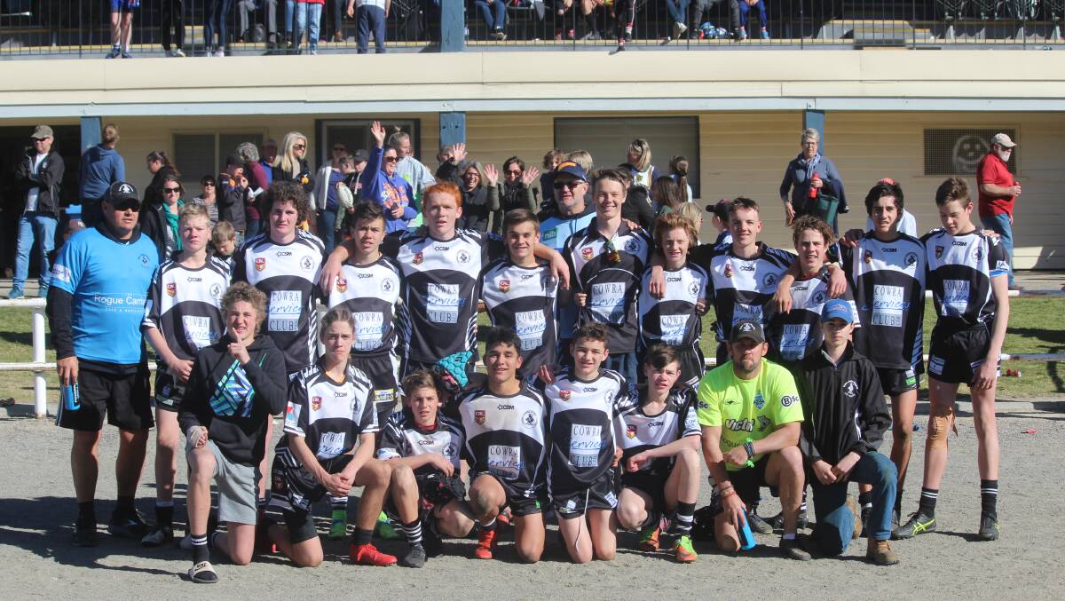 The Cowra Magpies' under 15s team will play their third consecutive grand final as a playing group in Group 10 this weekend. All Photos: Ben Rodin