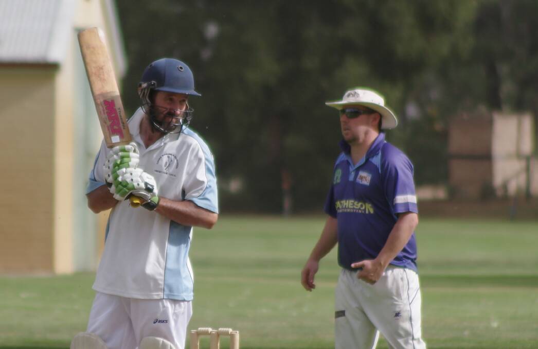 The Cowra Bowling Club's Ross Graham will be called upon to make runs in Saturday's clash against the Cowra Valleys. Photo: Robin Dale