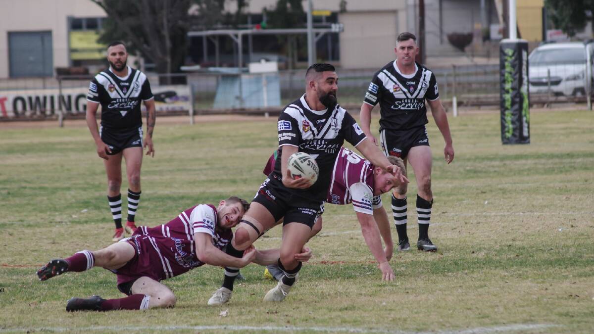 It wasn't the prettiest game of footy but the Magpies got the job done in a 14 point win against the Bears on Sunday afternoon. Photos: Robin Dale.
