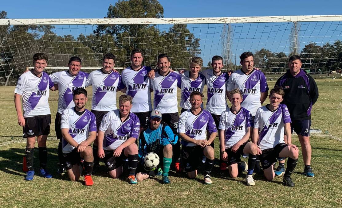 The Cowra Eagles C Grade team will be aiming for a second division grand final win. Photo supplied by the Cowra Eagles Soccer Club.