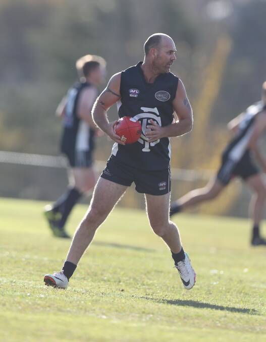 Frank Bright will play his 400th game for the Cowra Blues this weekend. Photo: Phil Blatch