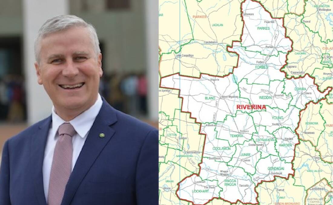 Michael McCormack and the Federal seat of Riverina.