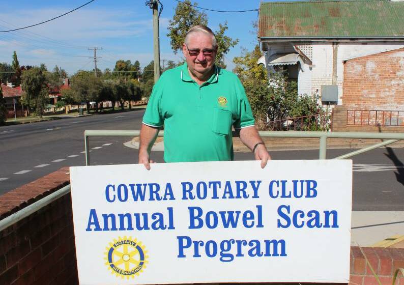 The late Lyal Amos, former Cowra Rotary Bowel Scan Programme Co-ordinator.