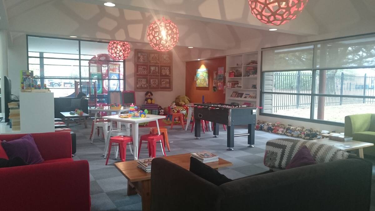 The common area at RMH.