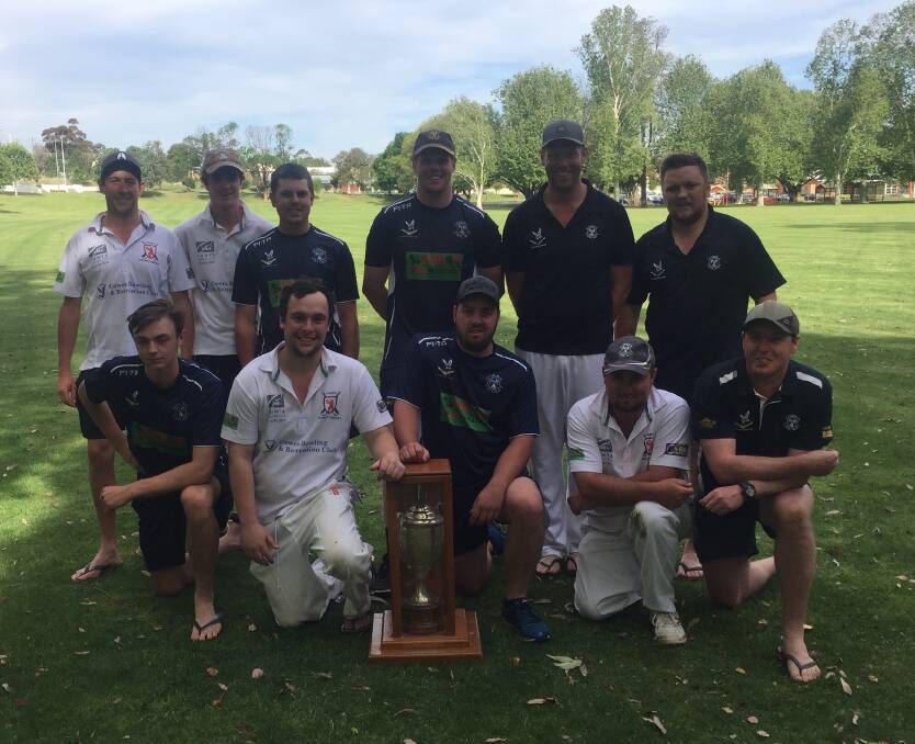 The Cowra team which successfully defended the Grinsted Cup against Grenfell last weekend.