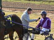 Grenfell trainer driver Mark Hewitt after Sunday's win with Yareadyfreddy.