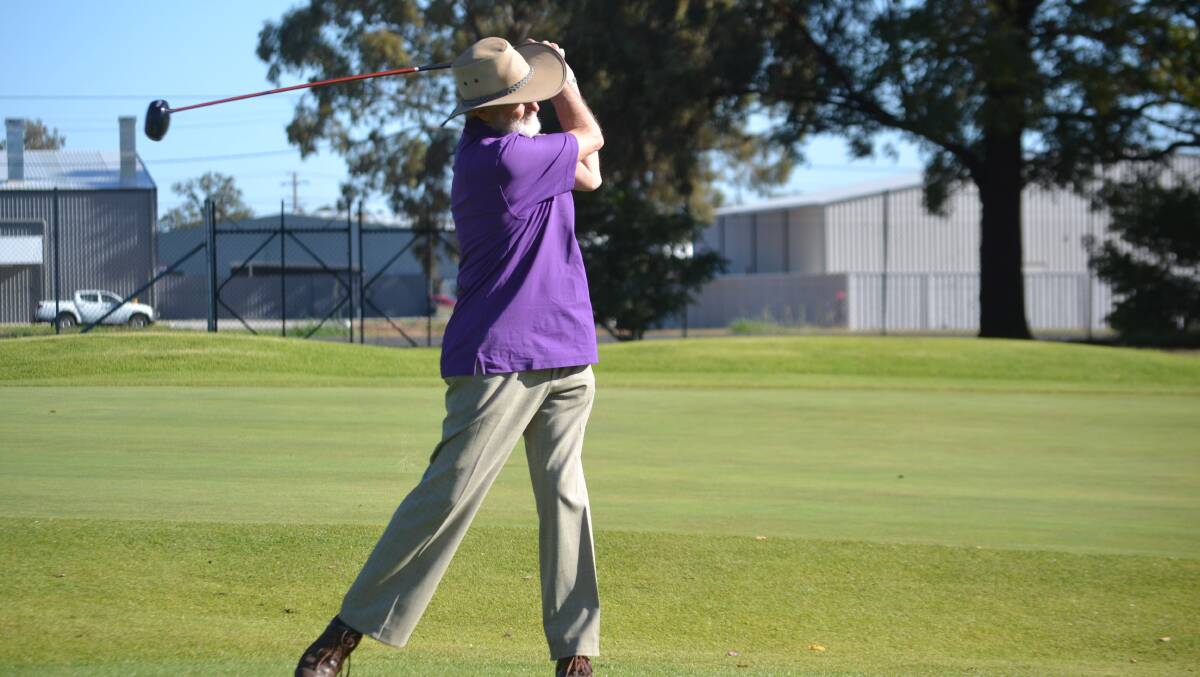 John Murphy has been the form player at Cowra Veterans Golf over the past month, winning again last Thursday. File photo.