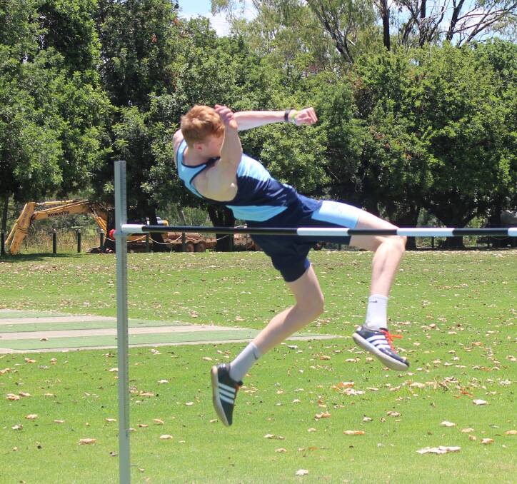 NSW high jumper John Terry is a product of the Cowra Little Athletics Club.