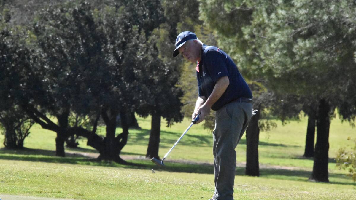 John Holmes was in exceptional form at Veteran's Golf on Thursday. File Photo.