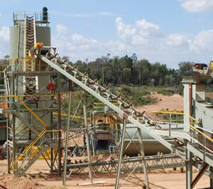 Part of the Broula King gold mine facility near Cowra which has been fined $15,000 by the EPA.
