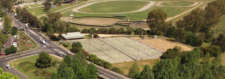 One of the proposals still on the table for a new low level bridge would see a road go through the current tennis courts. Photo facebook.