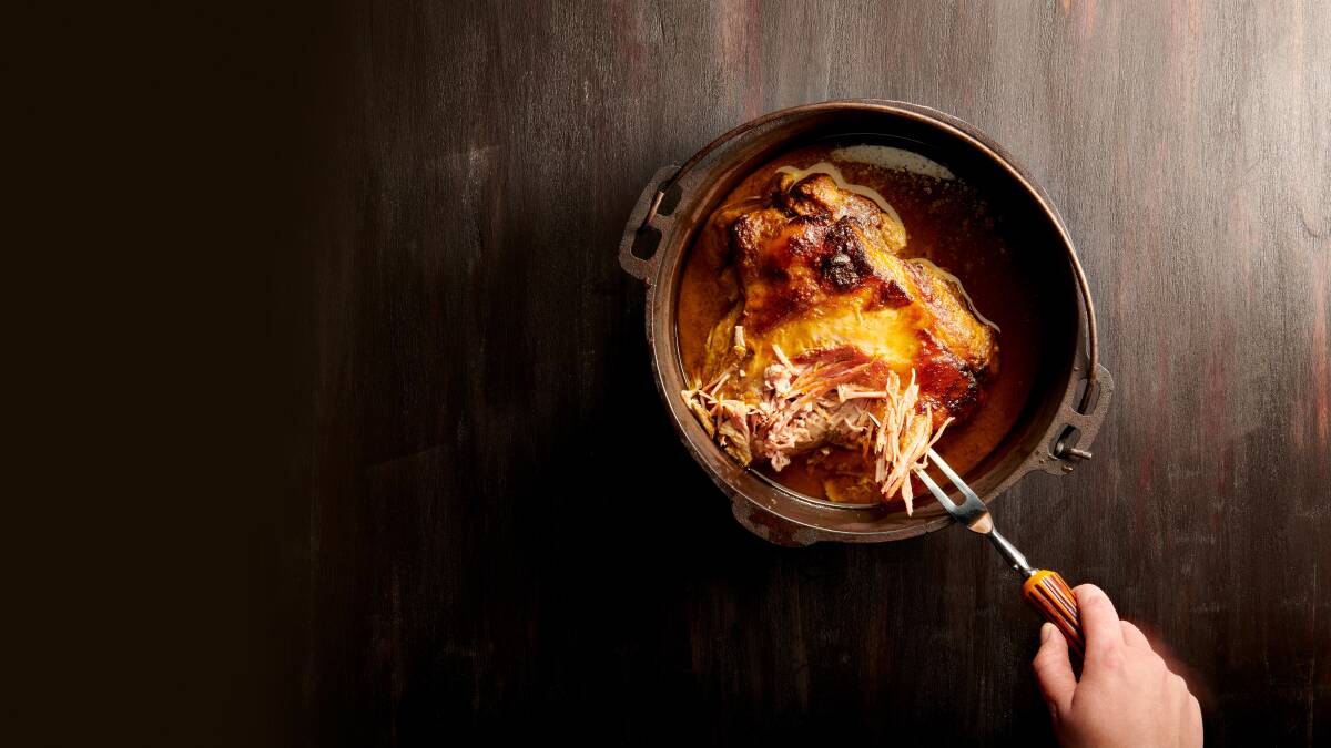 Mojo-braised pulled pork. Picture: Ralph Smith