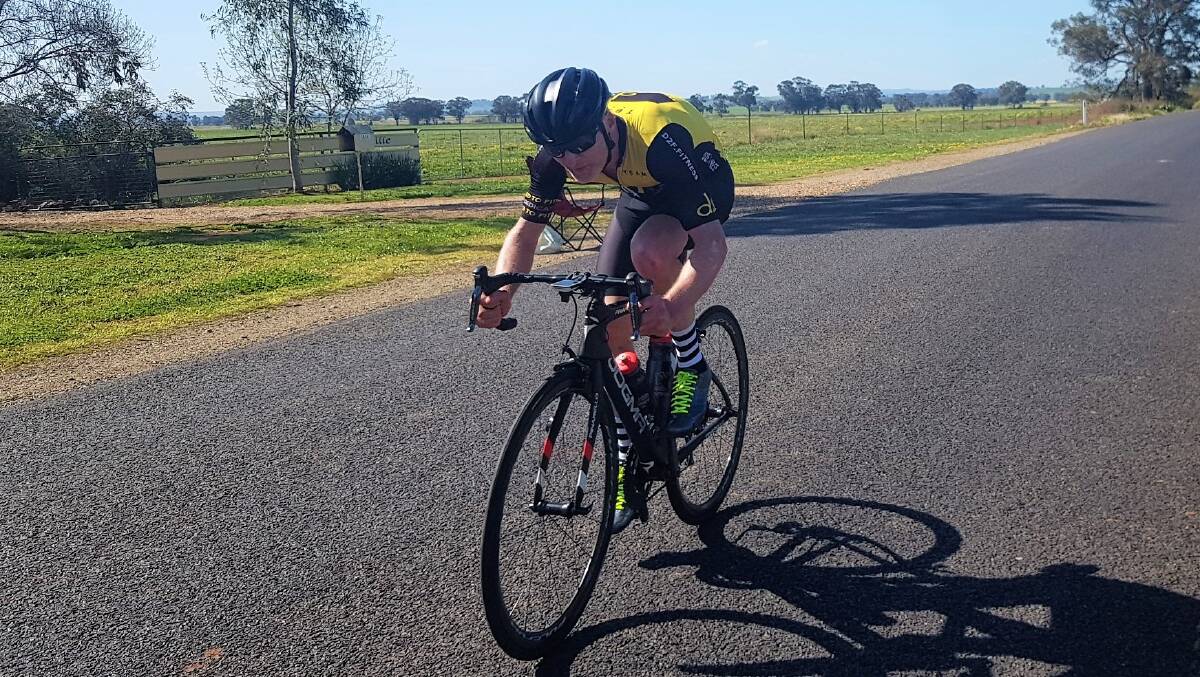 FIRST TIME CHAMPION: Bathurst Cycling Club's Jeremy Ryan was victorious in the NSW Road Masters road race on Saturday in Singleton.