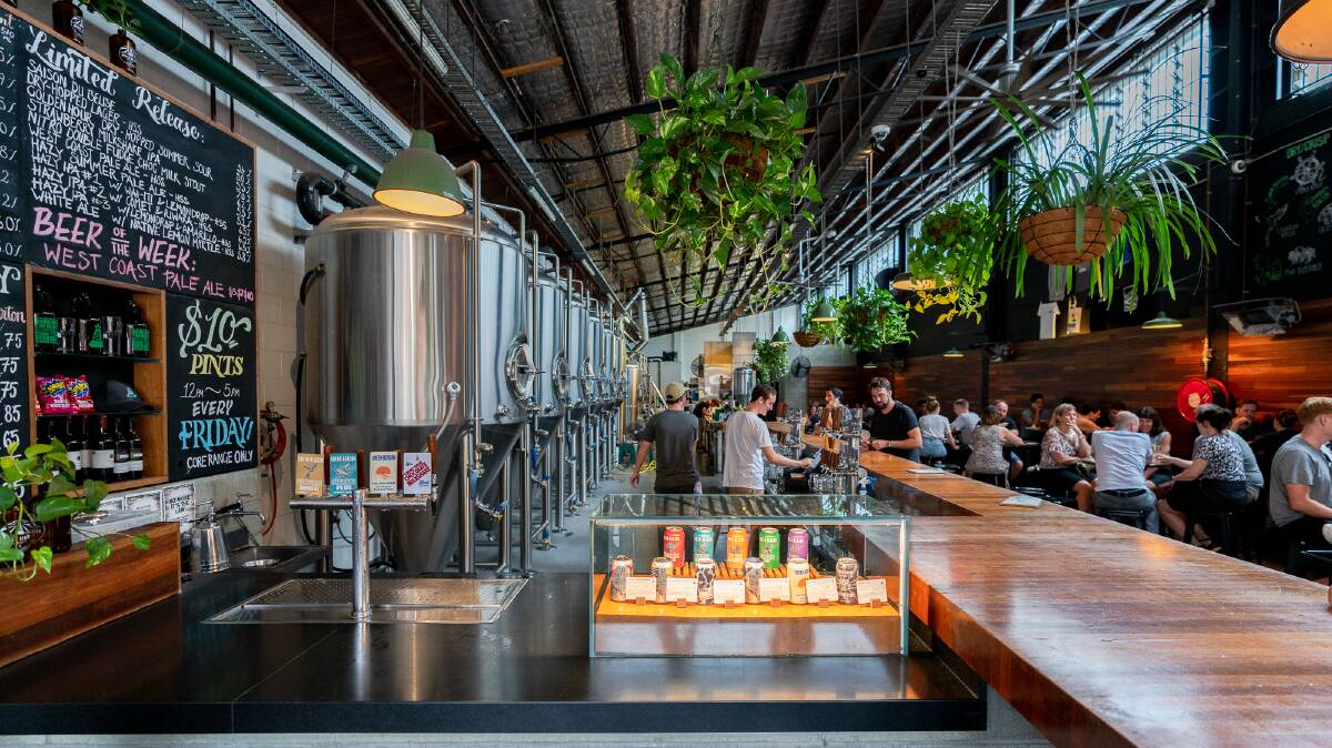 Green Beacon in Brisbane is part of the craft brewery scene that's blossomed around Newstead.