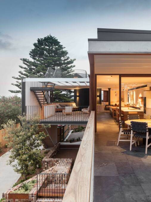 PRIDE OF PLACE: Shelter, shade and connection to the landscape were prioritised in this beautiful beach house. Photos: Brett Boardman. 