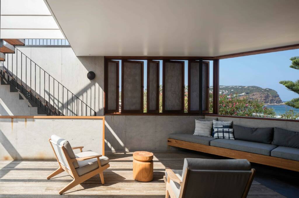 RELAXING SETTING: Terraces and balconies are set among the tree canopies for outdoor living in the landscape, while capturing ocean views and breezes. 