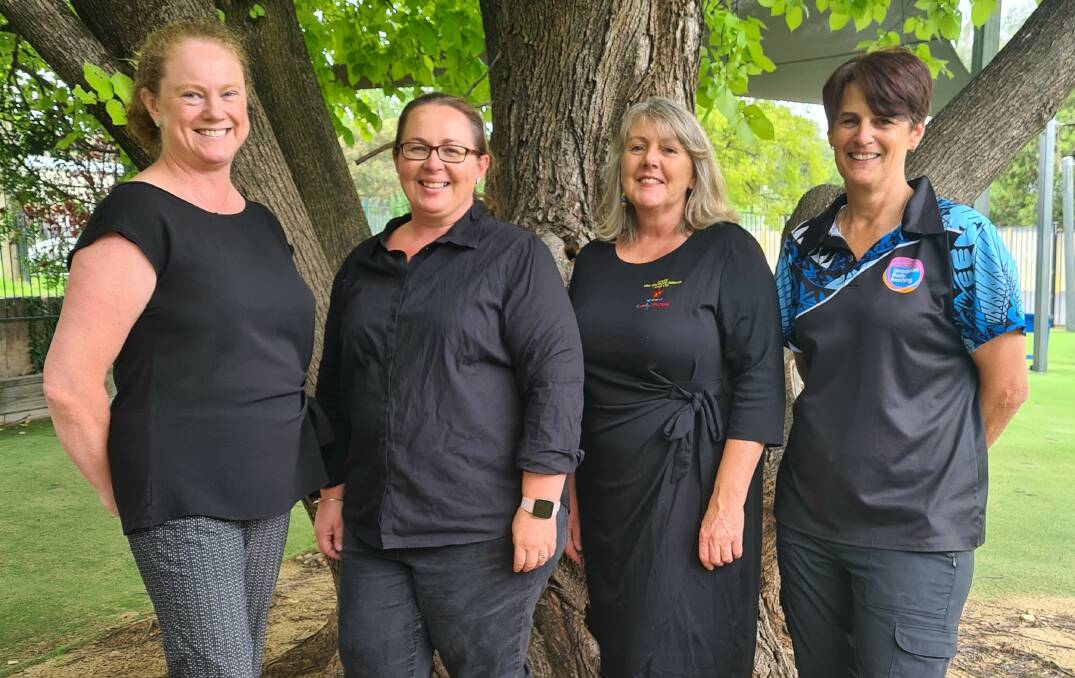 Libby Ewing-Jarvie, Belinda Muldoon, Melissa Farrell-Riches and Michele McGuiness. 
