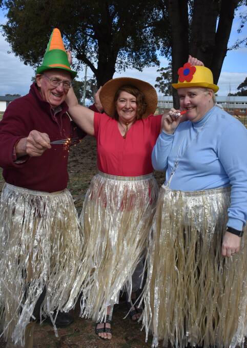  Cowra Community New Year’s Eve Beach Party Committee members Peter Boler, Tracey Gunnyon and Kerry Quin. 