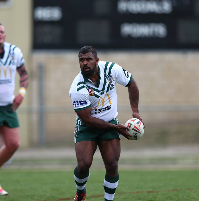 In 2017, the Magpies' Warren Williams lined up for the Rams against the Federation of Italia Rugby League Australia side. Photo: Phil Blatch