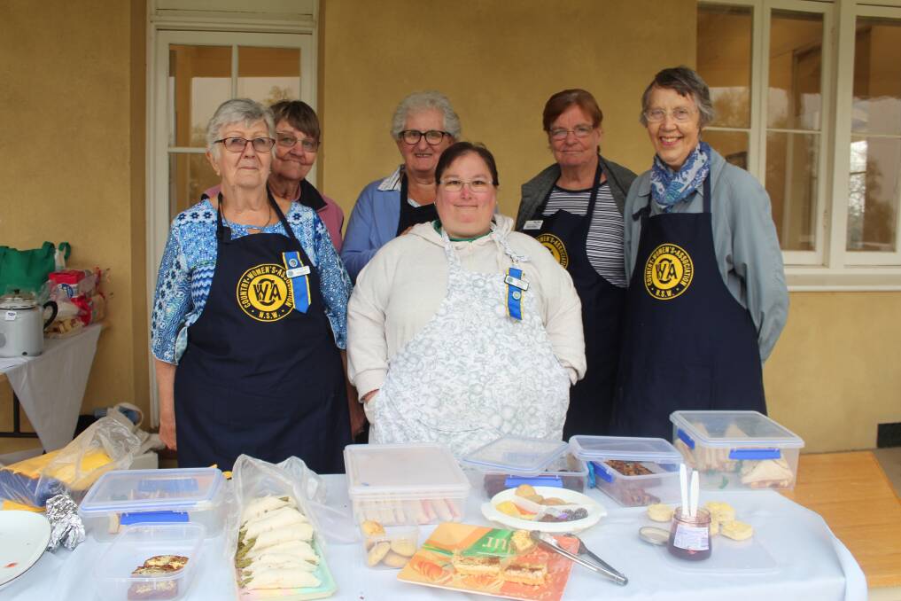 Members of the Cowra CWA Branch at the DPI's Open Day. 