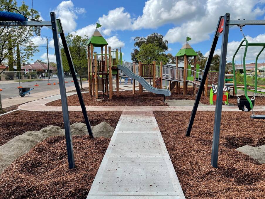 Cowra Council candidate Donna Peters is calling on council to install inclusive play equipment in the shire's parks, similar to the one pictured in Young. Photo: Young Witness 