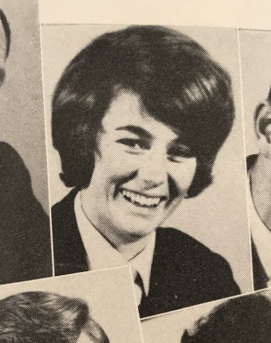 A photo from the 1963 Lachlander (the magazine of Cowra High) of Desley Thickett.