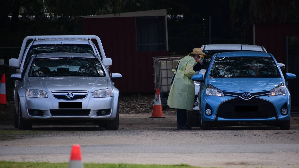 Testing continues to take place at the Cowra Showground between 9am and 3pm. 