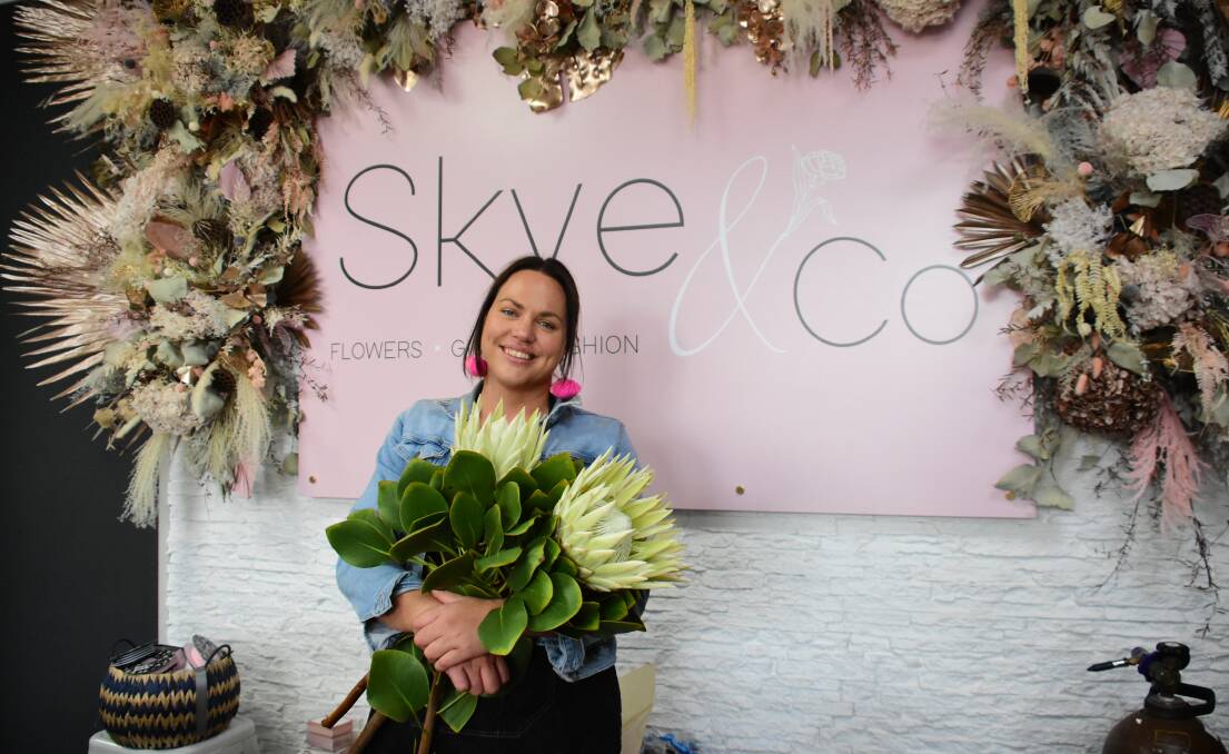 Ash McSpadden is a trainee florst at Skye & Co. 