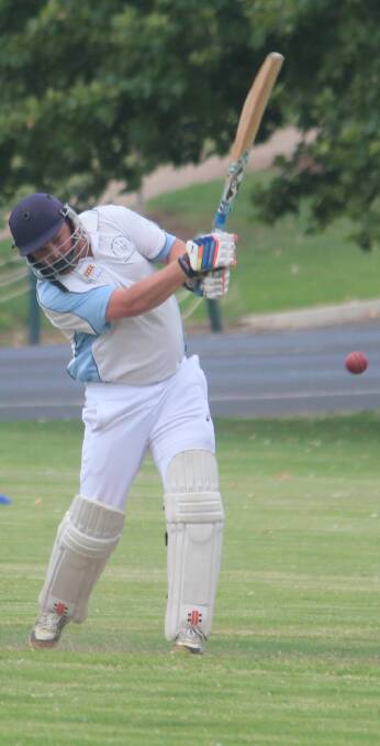 Captain Chris Day slugged 33 to help bring it home for Bowling Club. Photo: Kelsey Sutor 