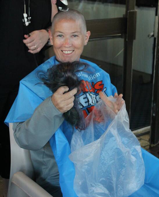 Pam Porter has raised more than $2700 during the World's Greatest Shave. 