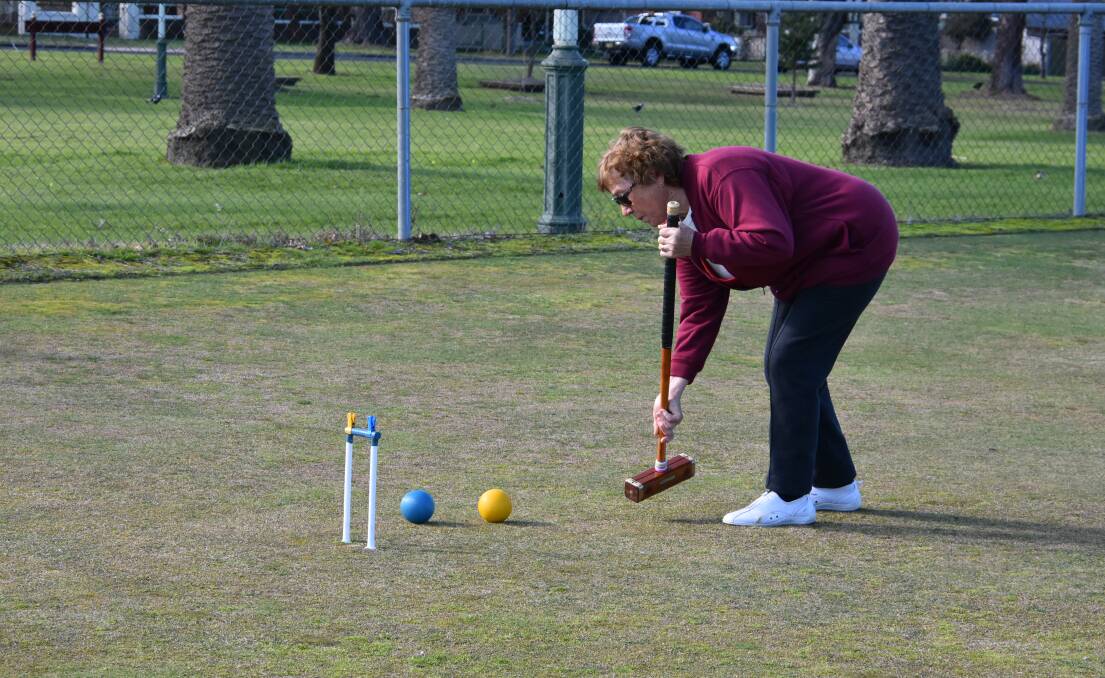 Croquet players have faced cold conditions this week. File photo. 