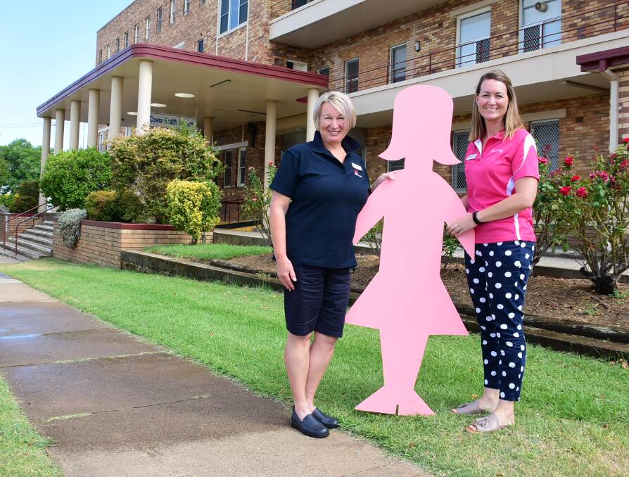 Cowra nurse Jen Shady and Kay Smith from BreastScreen NSW are encouraging Cowra women to get screenings done in February and March. 
