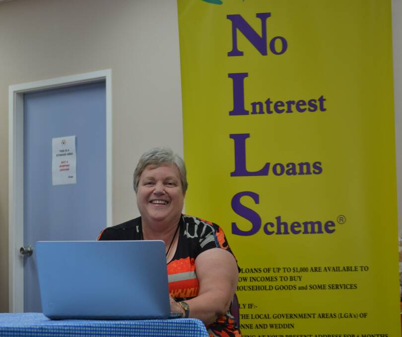 Debbie Butwell from Cowra No Interest Loans Schemes at the Cowra Information and Neighbourhood Centre. 