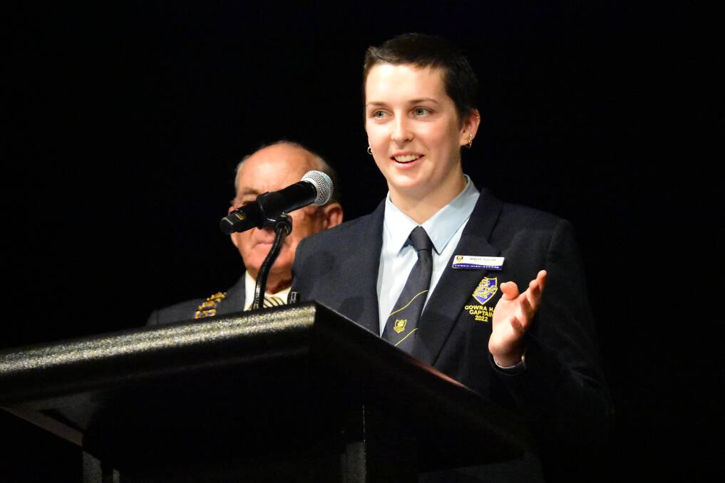 Mikelli Garratt was named Cowra's Young Citizen of the Year. Photo: Kelsey Sutor