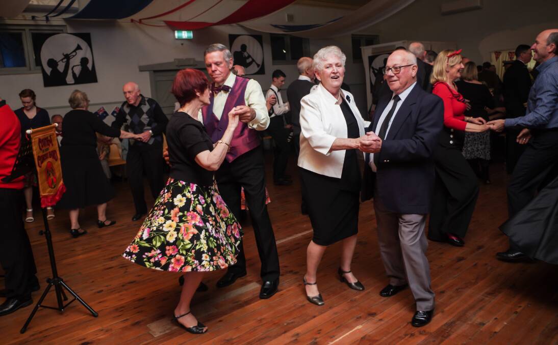 Cowra's Masonic Hall is utilised by the community for a number of different functions, including a recent swing dance. Photo: Robin Dale
