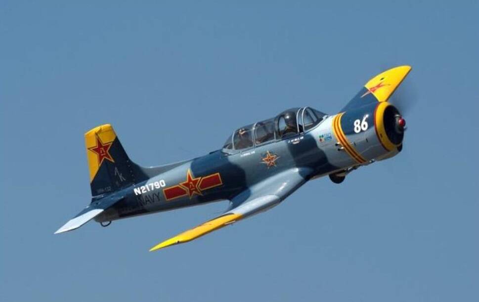 The Nanchang CJ-6 is a Chinese design twin-seat basic trainer which first flew in 1958, was introduced in 1961 and mass produced from 1962. It is one of the aircraft to be flown this week. Photo supplied. 